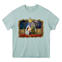 Arona merry christmas holy family Heavy Core Tee - RanaPortraitStore