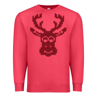 Cardinal Christmas Deer Ugly Premium Sweatshirt - Bettercallsaul