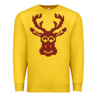 Lemon Christmas Deer Ugly Premium Sweatshirt - Bettercallsaul