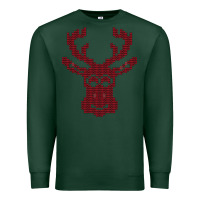 Christmas Deer Ugly Premium Sweatshirt | Teevron