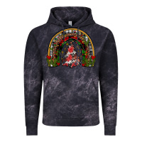 Cloud Black trees rainbow Vintage Hoodie - JahusDesignShop