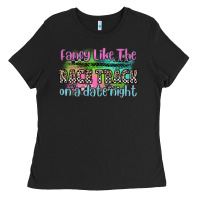 Black fancy like the race track on a date night Ladies Tee - Zillion Design Studio
