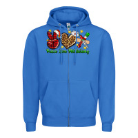 True Royal Peace love Phlebotomy Christmas Zipper Hoodie - NancyCooperArtShop