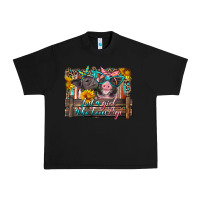 Black just a girl who loves pigs Urban Heavy Tee - Artiststas