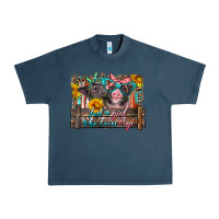 Midnight Navy just a girl who loves pigs Urban Heavy Tee - Artiststas