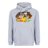 Heather Grey Hello fall Heavyweight Hoodie - Bettercallsaul