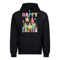 Black Happy Easter gnomies Easter Day Urban Hoodie - CowGirlArtShop