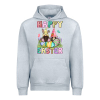 Heather Grey Happy Easter gnomies Easter Day Urban Hoodie - CowGirlArtShop