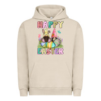 Pigment French Oak Happy Easter gnomies Easter Day Urban Hoodie - CowGirlArtShop