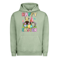 Pigment Oil Green Happy Easter gnomies Easter Day Urban Hoodie - CowGirlArtShop