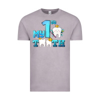 Vintage Zinc my first tooth with teeth Vintage Tee - AdoDesignShop