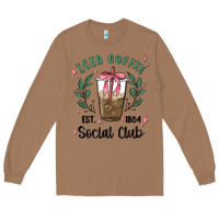 Toasted Coconut iced coffee social club Long Sleeve Tee - MaliasSmallBusiness
