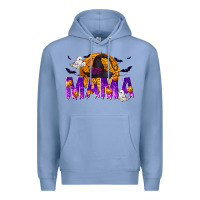 Colony Blue Halloween Mama Premium Hoodie - texasbilliewilder