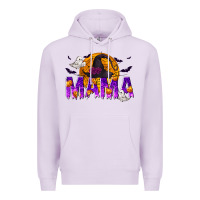 Lilac Halloween Mama Premium Hoodie - texasbilliewilder