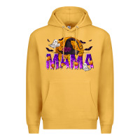 Mustard Halloween Mama Premium Hoodie - texasbilliewilder