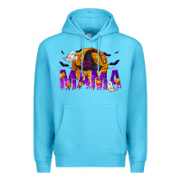 Ocean Blue Halloween Mama Premium Hoodie - texasbilliewilder