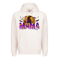 Pale Pink Halloween Mama Premium Hoodie - texasbilliewilder