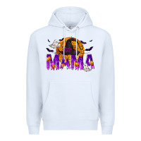 White Halloween Mama Premium Hoodie - texasbilliewilder