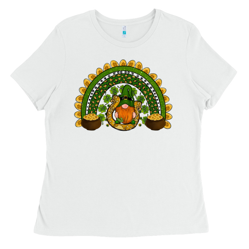 St Patricks Day Rainbow Ladies Tee by RanaPortraitStore | Teevron