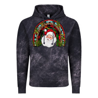 Cloud Black santa rainbow Vintage Hoodie - JahusDesignShop