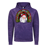 Cloud Purple santa rainbow Vintage Hoodie - JahusDesignShop