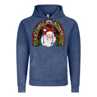 Vintage Denim santa rainbow Vintage Hoodie - JahusDesignShop