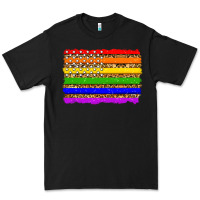Black lgbtq and usa flag Premium Tee - Zillion Design Studio