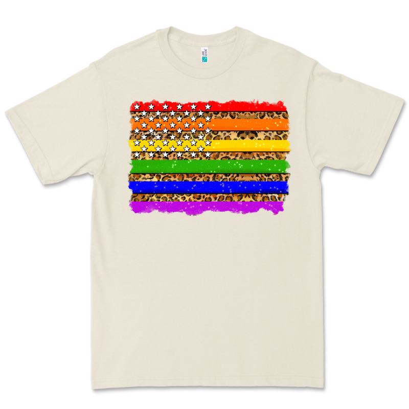 Lgbtq And Usa Flag Premium Tee by Zillion Design Studio | Teevron