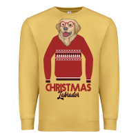 Antique Gold Christmas Labrador Premium Sweatshirt - Bettercallsaul