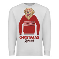 Dove Grey Christmas Labrador Premium Sweatshirt - Bettercallsaul