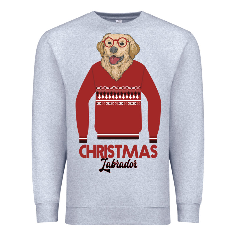 Christmas Labrador Premium Sweatshirt by Bettercallsaul | Teevron