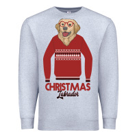 Heather Grey Christmas Labrador Premium Sweatshirt - Bettercallsaul