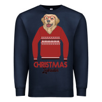 Navy Christmas Labrador Premium Sweatshirt - Bettercallsaul
