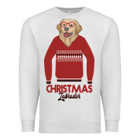 Oatmeal Heather Christmas Labrador Premium Sweatshirt - Bettercallsaul