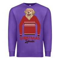 Purple Christmas Labrador Premium Sweatshirt - Bettercallsaul