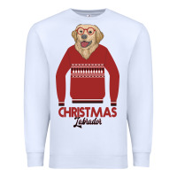 White Christmas Labrador Premium Sweatshirt - Bettercallsaul