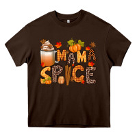 Chocolate Brown mama spice Heavy Core Tee - texasbilliewilder
