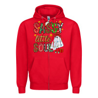 Red Sassy litte soul Zipper Hoodie - NancyCooperArtShop