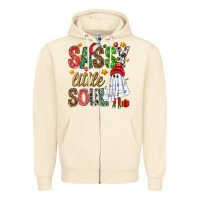 Sandshell Sassy litte soul Zipper Hoodie - NancyCooperArtShop