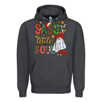 Smoke Sassy litte soul Zipper Hoodie - NancyCooperArtShop