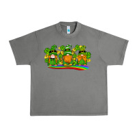 St Patricks Day Gnomes Shamrock Gold Rainbow Urban Heavy Tee | Teevron