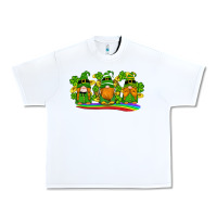 White st patricks day gnomes shamrock gold rainbow Urban Heavy Tee - Artiststas