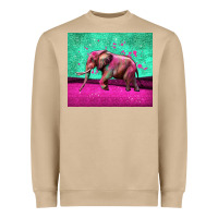 Mushroom colorful elephant Heavyweight Sweatshirt - LillyAllenDesigns