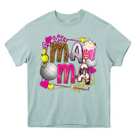 Arona mama volleyball with popcorn Heavy Core Tee - texasbilliewilder