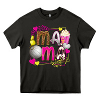 Asphalt mama volleyball with popcorn Heavy Core Tee - texasbilliewilder