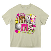Mossy mama volleyball with popcorn Heavy Core Tee - texasbilliewilder