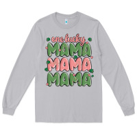 Moon Dust one lucky mama Long Sleeve Tee - MaliasSmallBusiness