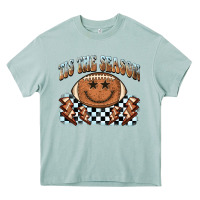 Arona tis the season football smiley face Heavy Core Tee - BarkalooDesign