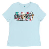 Baby Blue dentist Ladies Tee - Zillion Design Studio