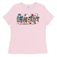 Bubblegum Pink dentist Ladies Tee - Zillion Design Studio